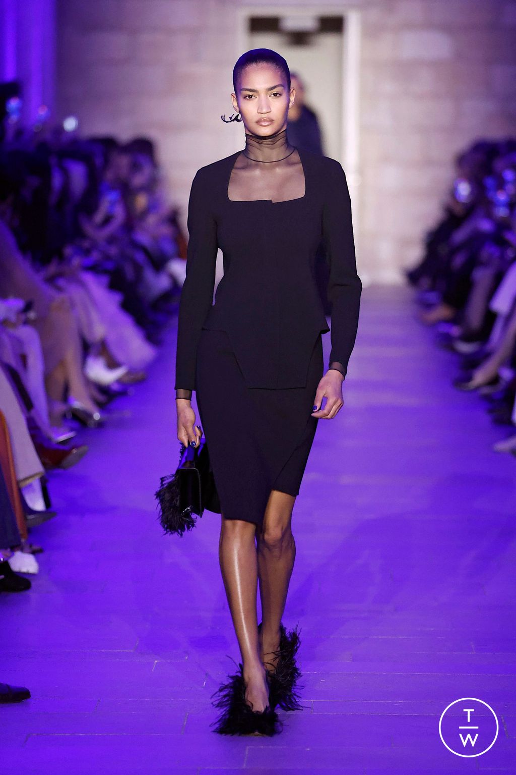 Fashion Week Paris Fall/Winter 2025 look 11 from the Akris collection womenswear
