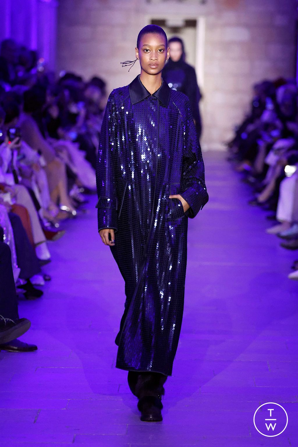 Fashion Week Paris Fall/Winter 2025 look 42 from the Akris collection womenswear