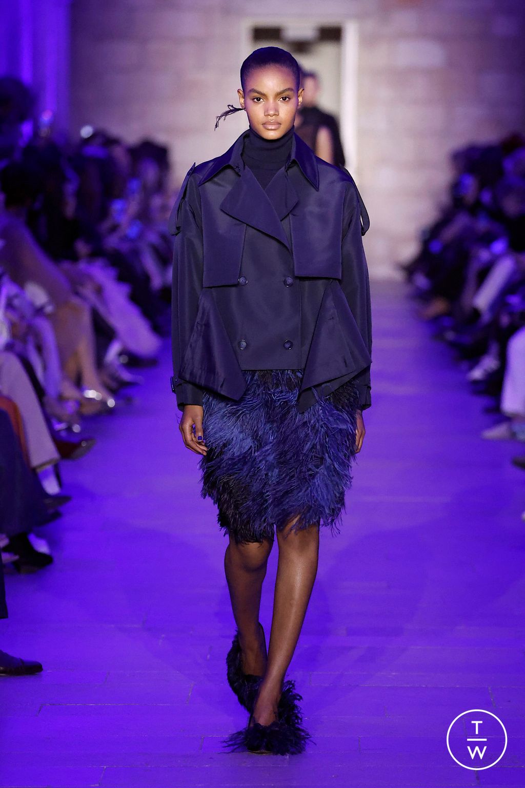 Fashion Week Paris Fall/Winter 2025 look 49 de la collection Akris womenswear