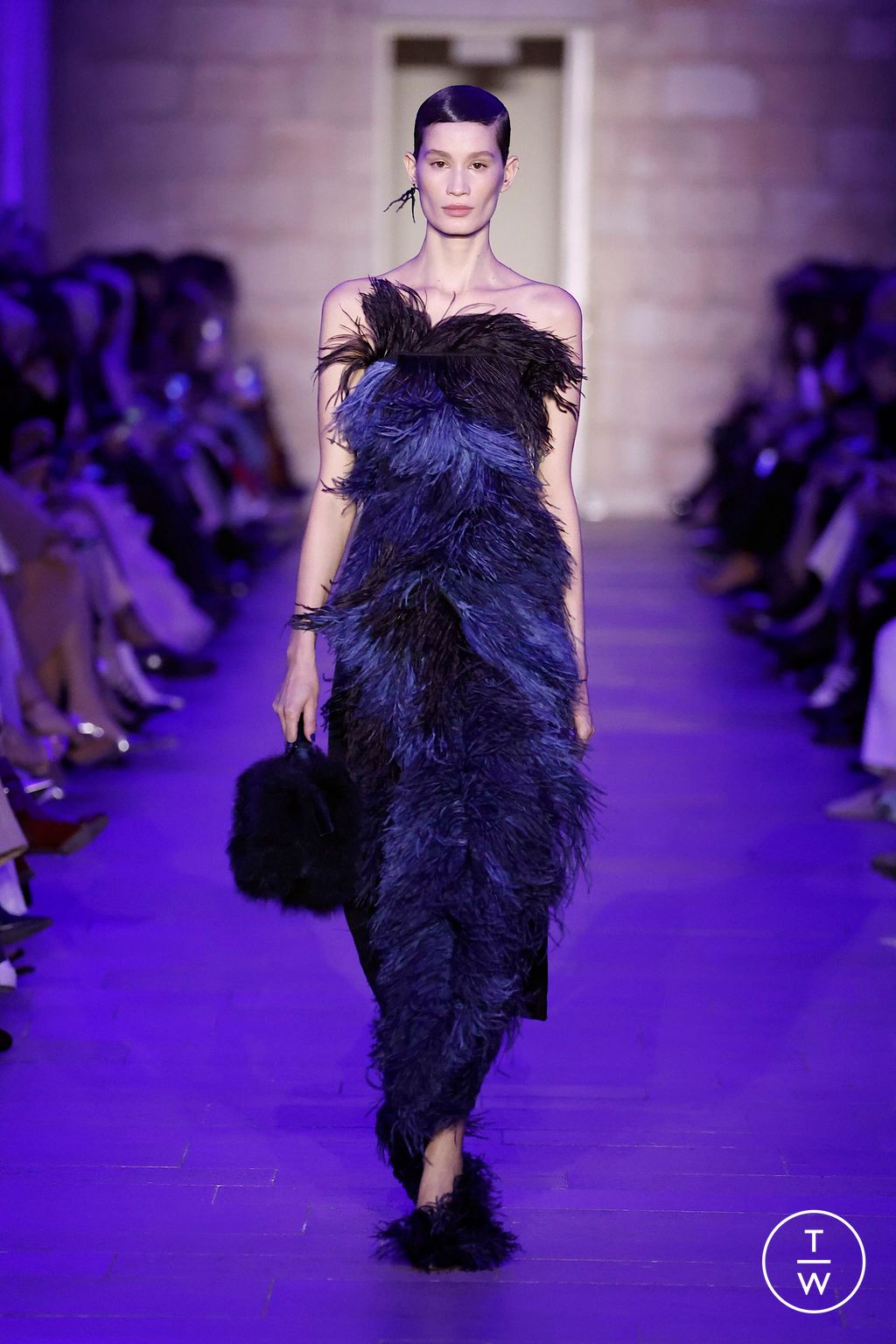 Fashion Week Paris Fall/Winter 2025 look 54 de la collection Akris womenswear