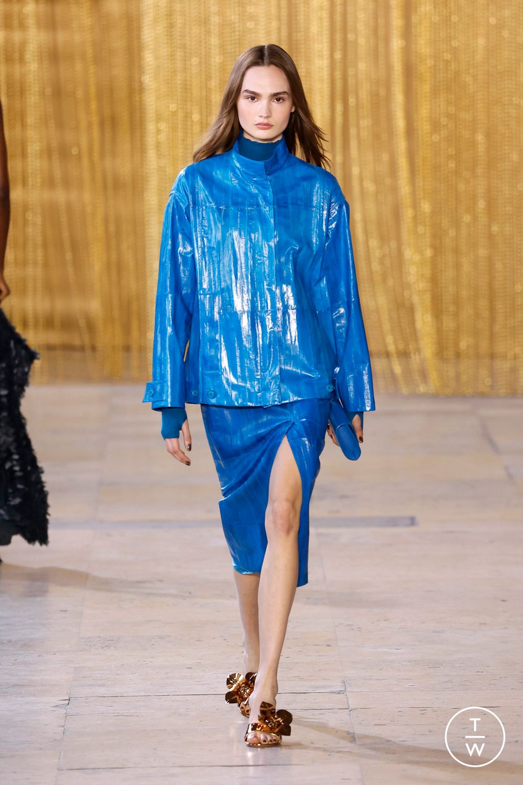 Fashion Week Paris Fall/Winter 2026 look 38 from the Akris collection womenswear