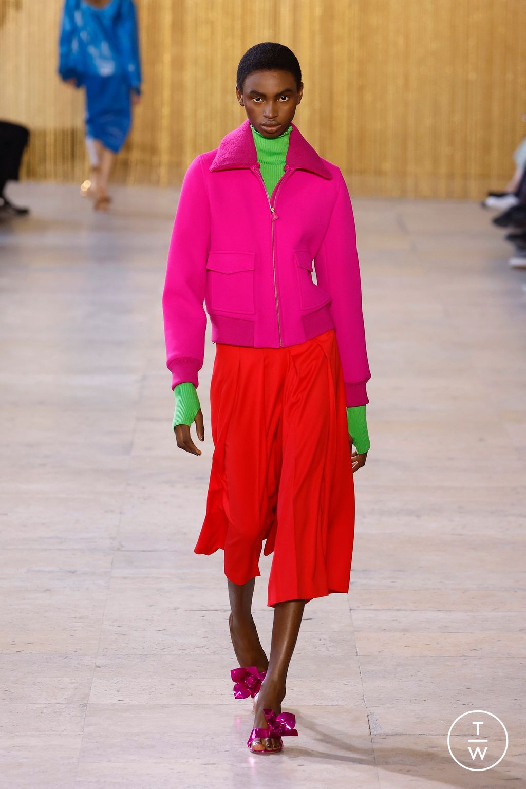 Fashion Week Paris Fall/Winter 2026 look 40 from the Akris collection womenswear