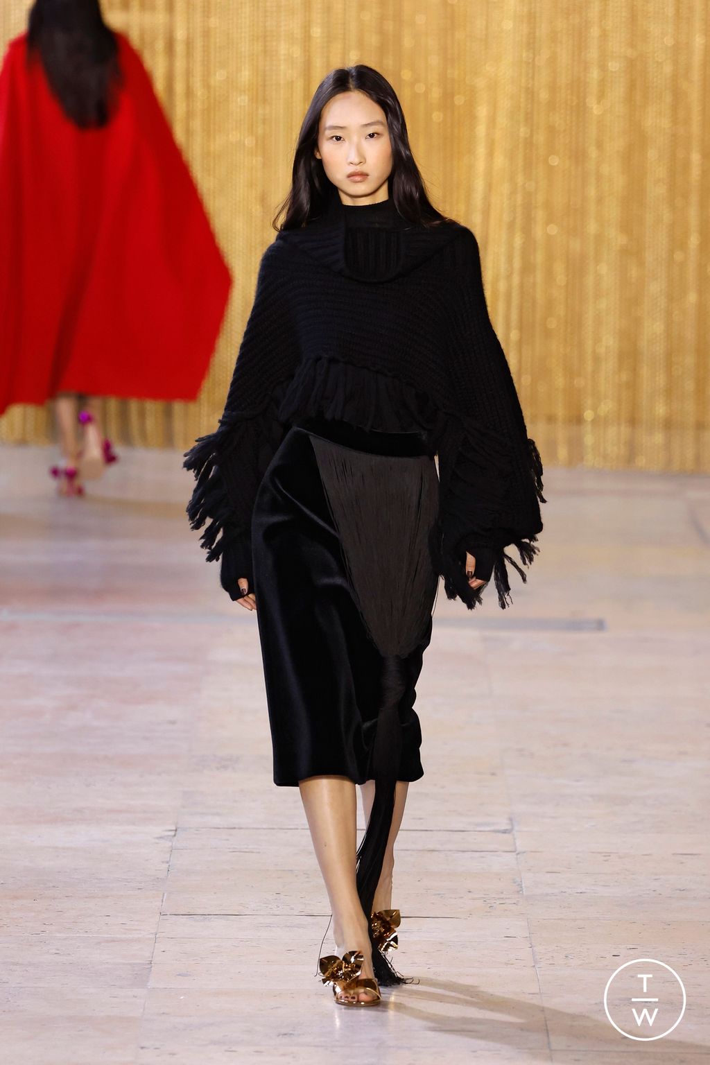 Fashion Week Paris Fall/Winter 2026 look 45 from the Akris collection womenswear
