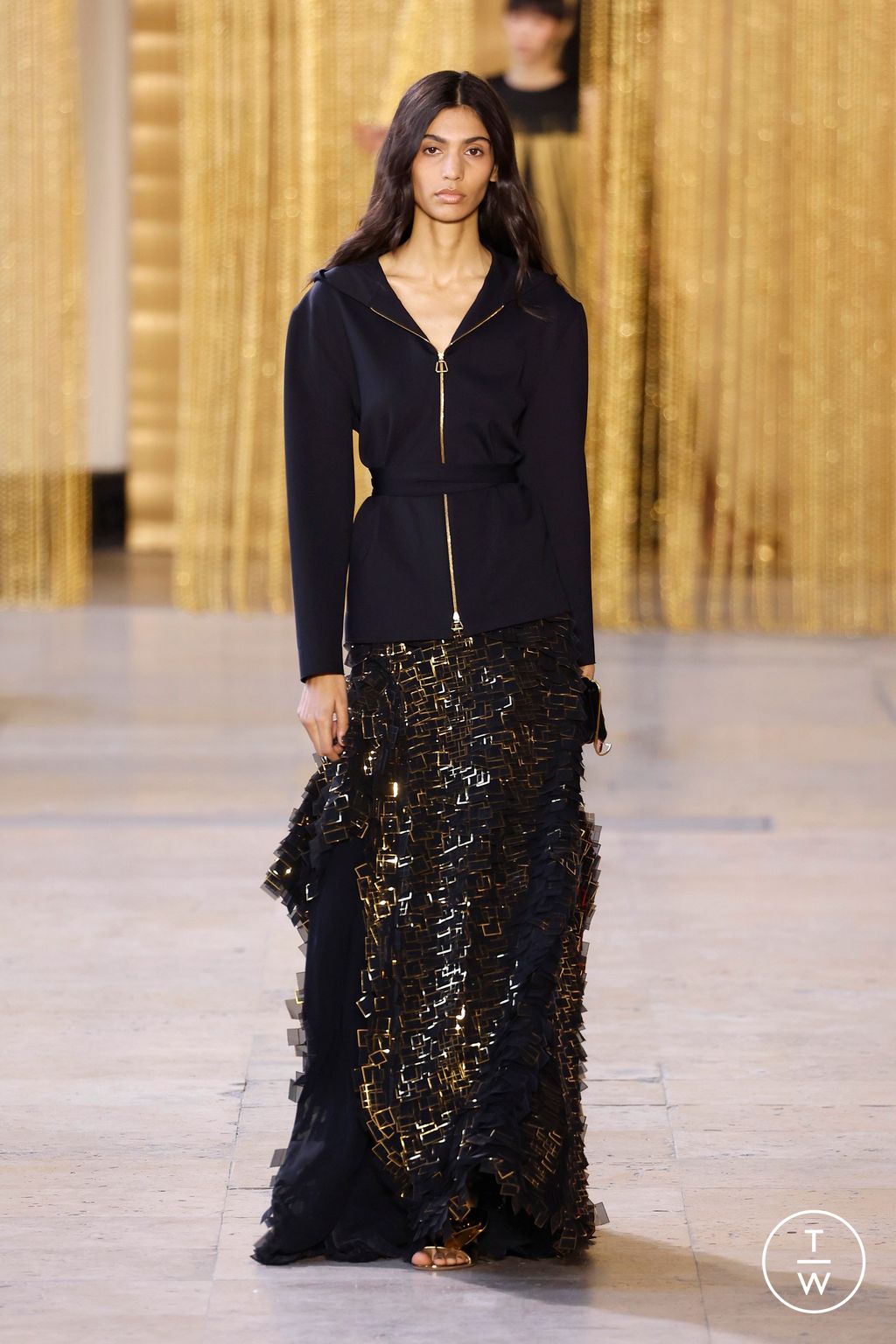 Fashion Week Paris Fall/Winter 2026 look 49 from the Akris collection womenswear