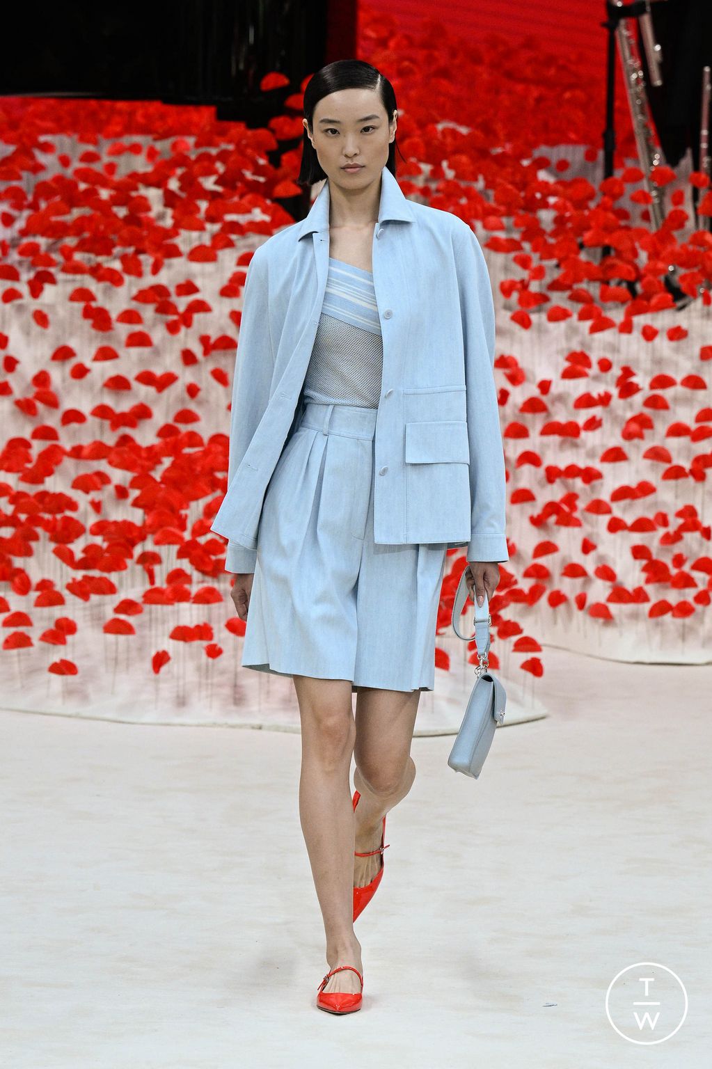 Fashion Week Paris Spring/Summer 2024 look 24 from the Akris collection womenswear