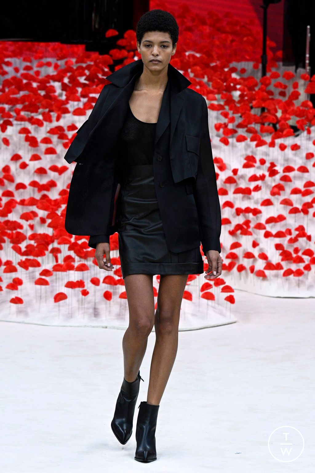 Fashion Week Paris Spring/Summer 2024 look 39 from the Akris collection womenswear