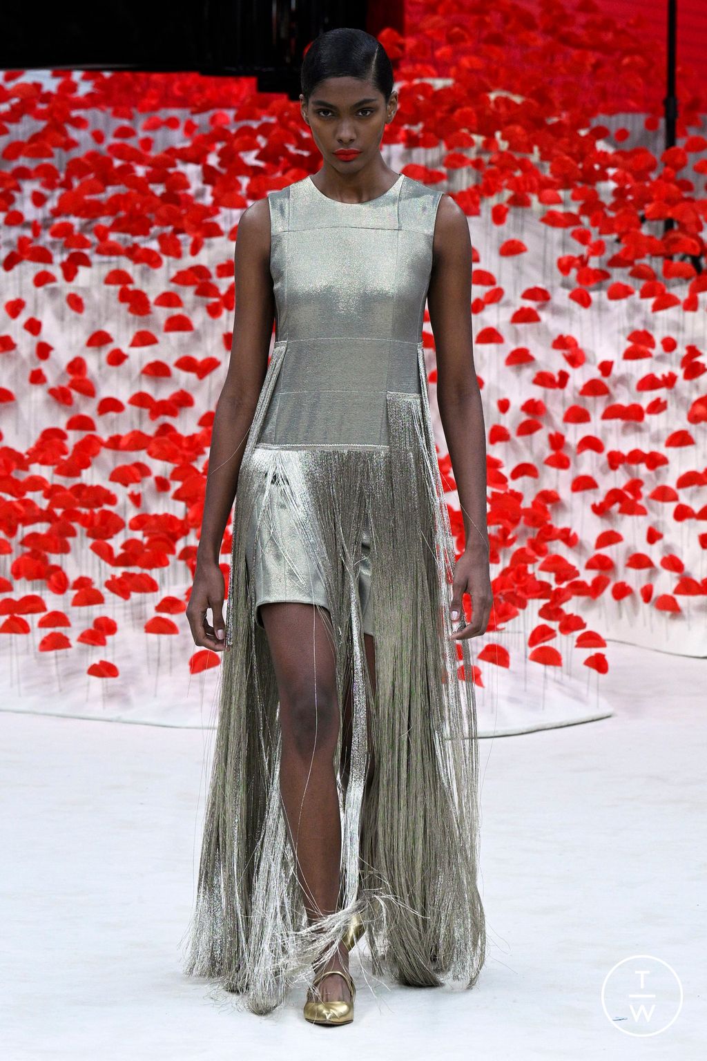 Fashion Week Paris Spring/Summer 2024 look 48 from the Akris collection 女装