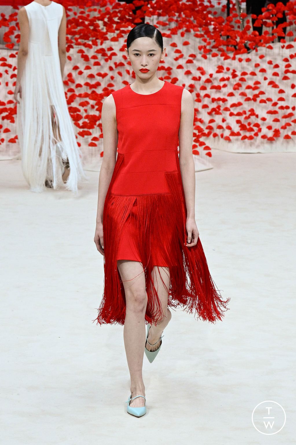 Fashion Week Paris Spring/Summer 2024 look 55 from the Akris collection 女装