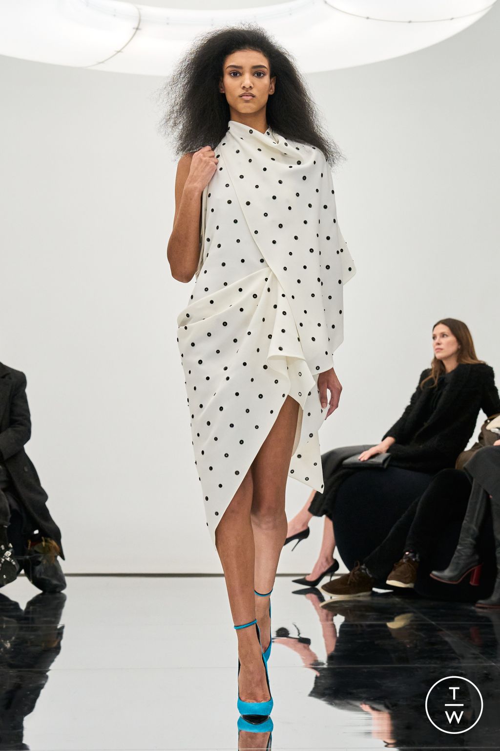 Fashion Week Paris Fall/Winter 2024 look 29 de la collection Alaïa womenswear
