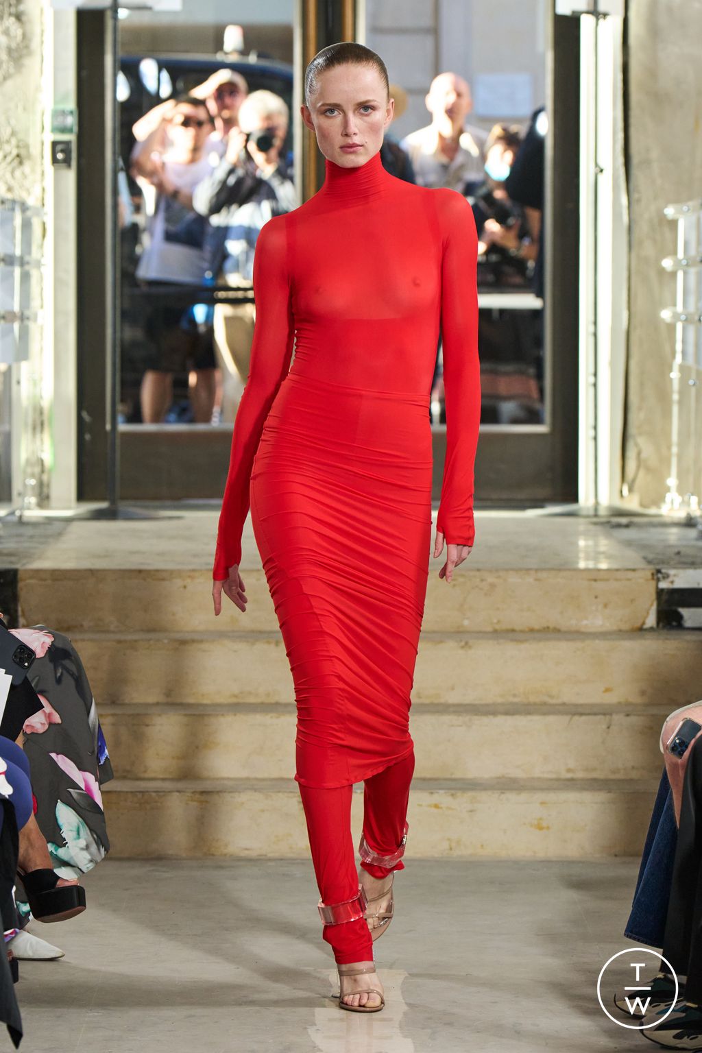 Fashion Week Paris Spring/Summer 2023 look 3 from the Alaïa collection 女装