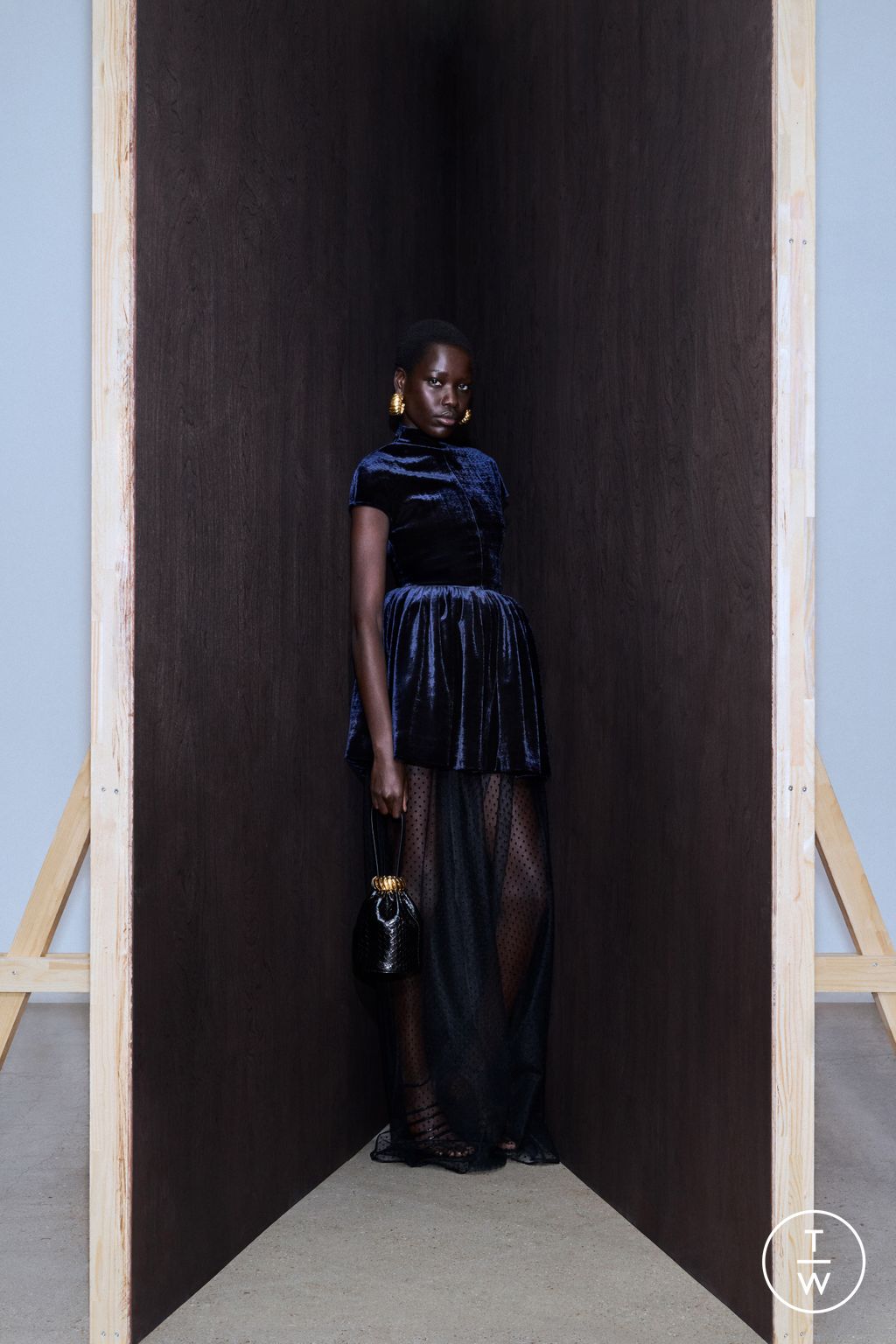 Fashion Week Paris Resort 2026 look 34 from the Alaïa collection womenswear