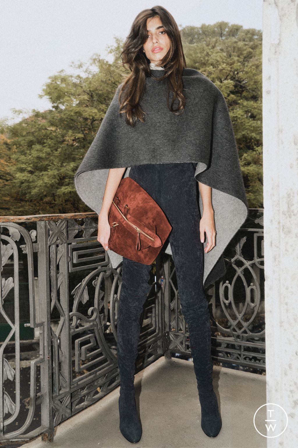 Fashion Week Milan Pre-Fall 2026 look 10 from the Alberta Ferretti collection womenswear