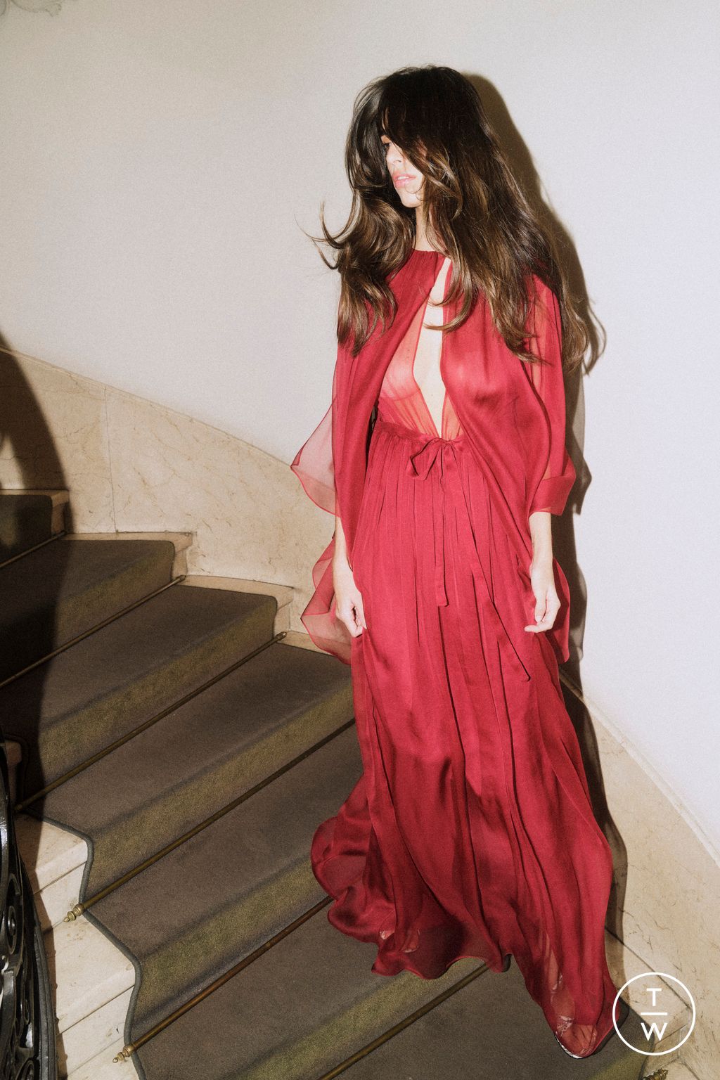 Fashion Week Milan Pre-Fall 2026 look 20 from the Alberta Ferretti collection womenswear