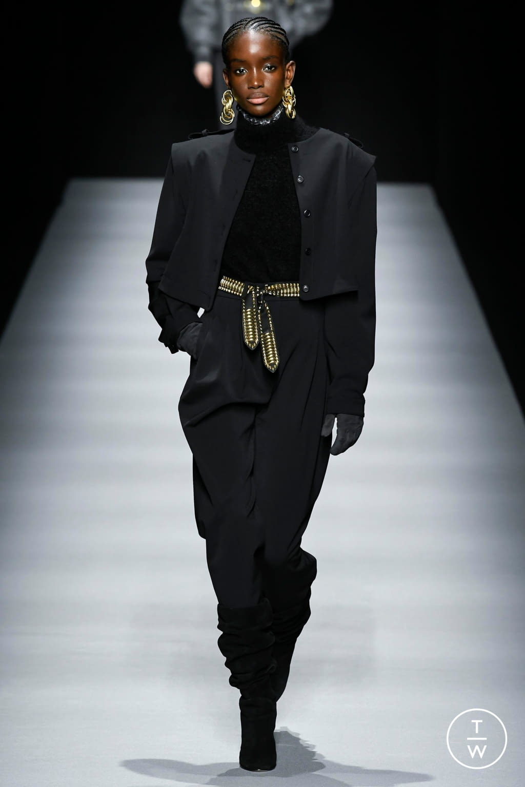 Fashion Week Milan Fall/Winter 2020 look 2 from the Alberta Ferretti collection womenswear