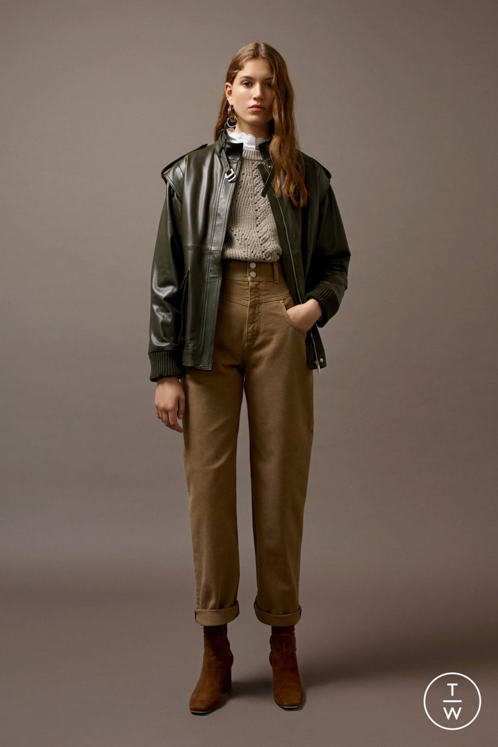 Fashion Week Milan Pre-Fall 2019 look 3 from the Alberta Ferretti collection 女装