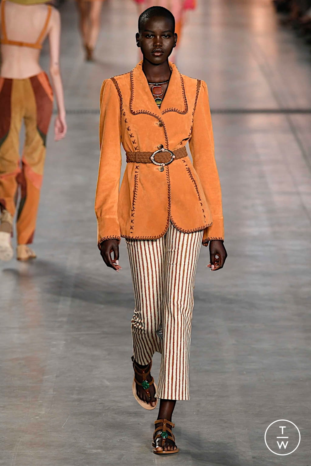 Fashion Week Milan Spring/Summer 2020 look 4 from the Alberta Ferretti collection womenswear