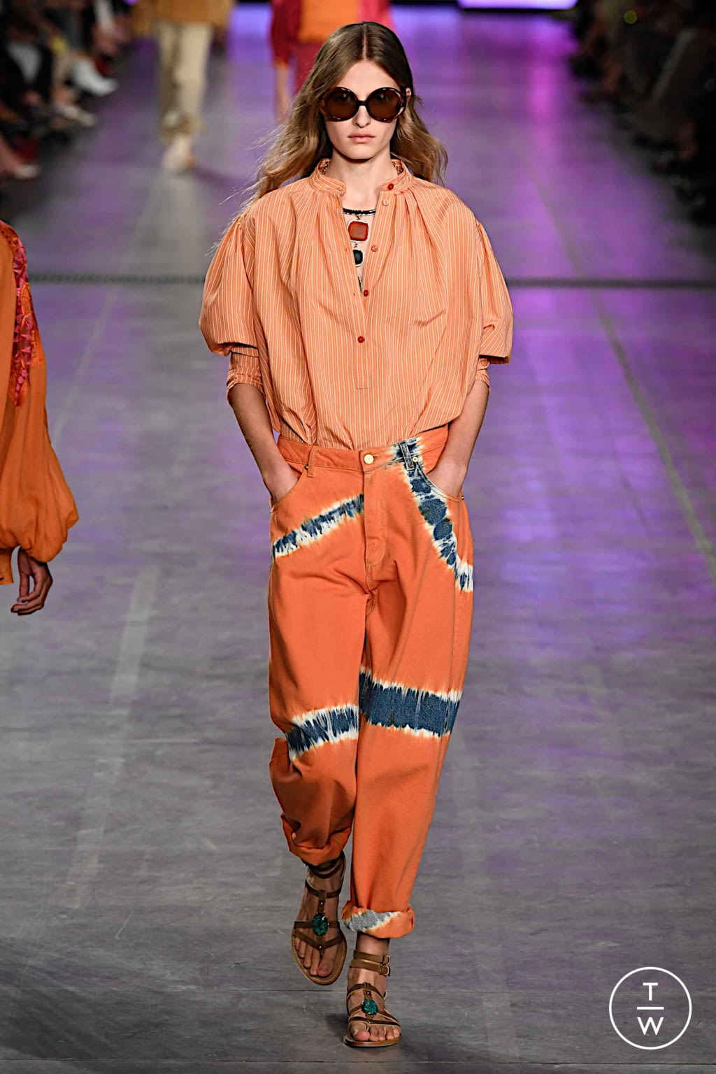 Fashion Week Milan Spring/Summer 2020 look 18 from the Alberta Ferretti collection womenswear