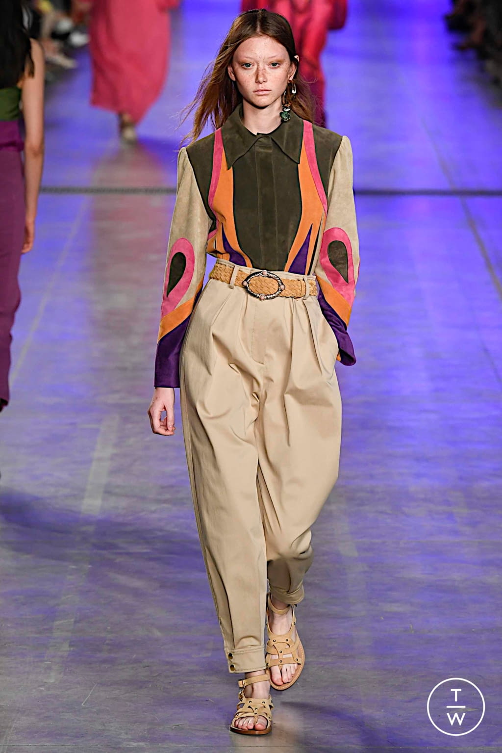Fashion Week Milan Spring/Summer 2020 look 22 from the Alberta Ferretti collection womenswear