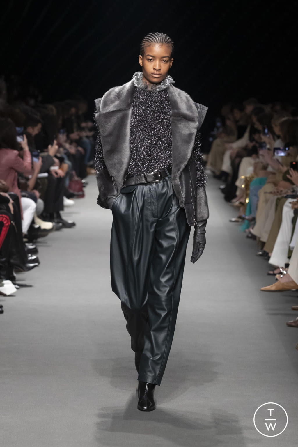 Fashion Week Milan Fall/Winter 2022 look 12 from the Alberta Ferretti collection womenswear