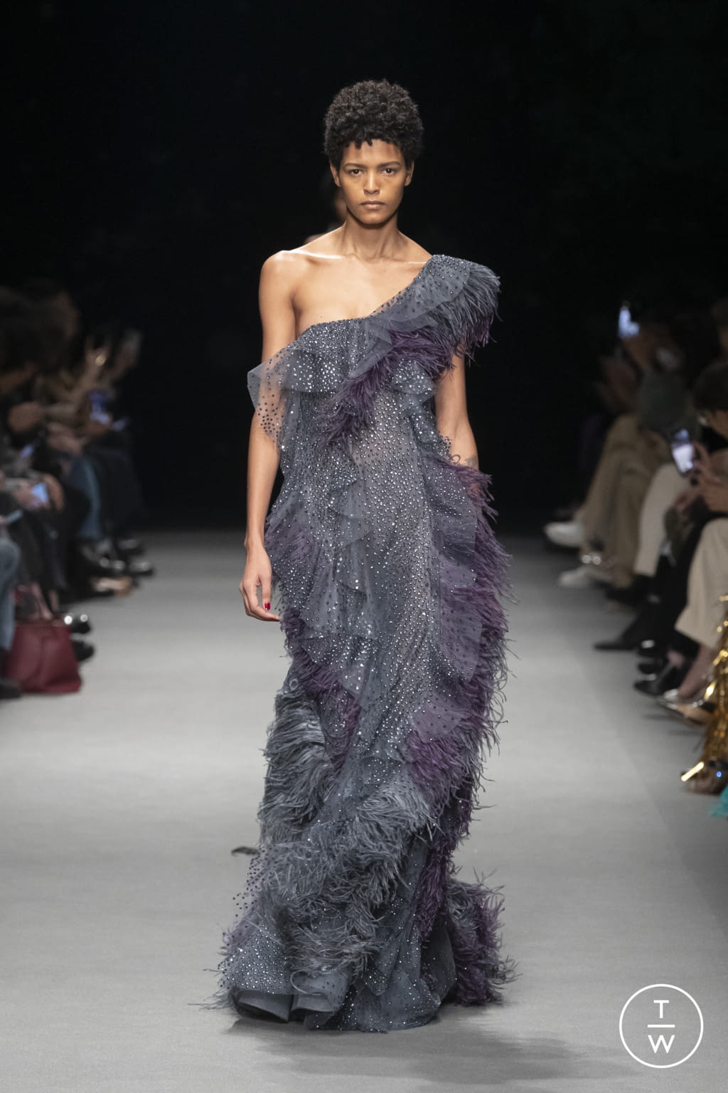 Fashion Week Milan Fall/Winter 2022 look 46 from the Alberta Ferretti collection womenswear