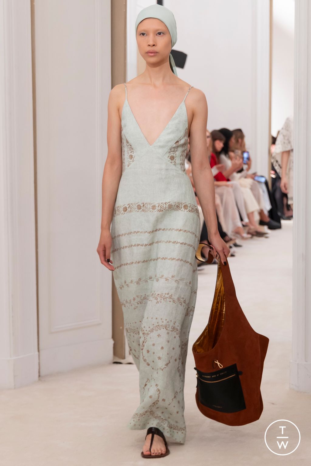 Fashion Week Milan Spring/Summer 2026 look 20 from the Alberta Ferretti collection womenswear