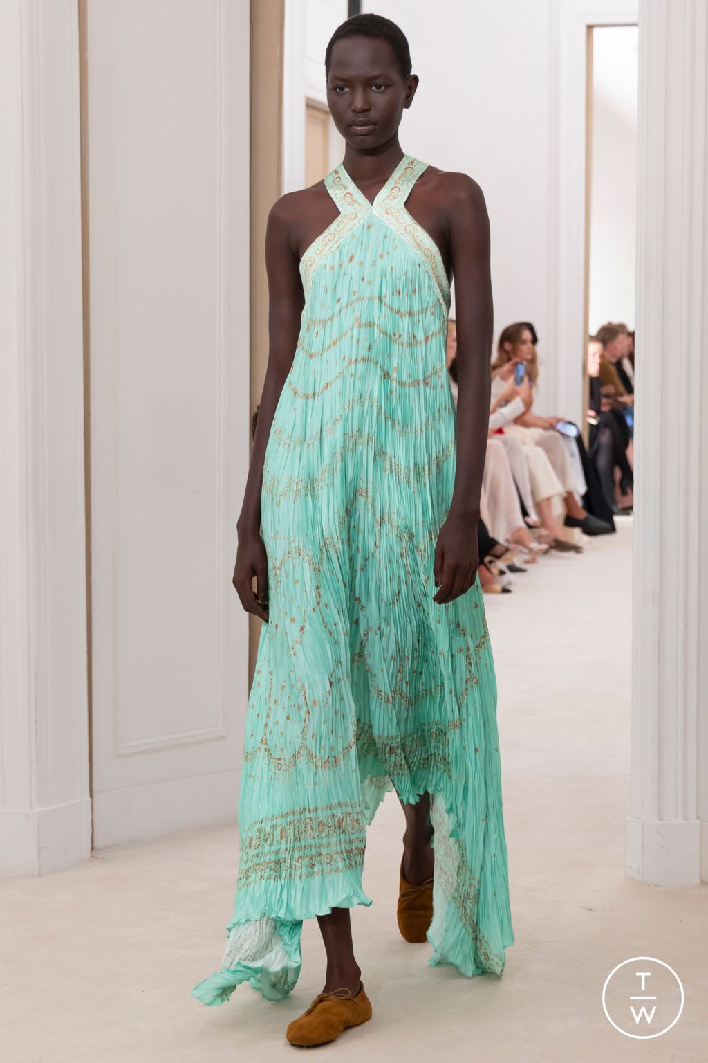 Fashion Week Milan Spring/Summer 2026 look 23 from the Alberta Ferretti collection womenswear