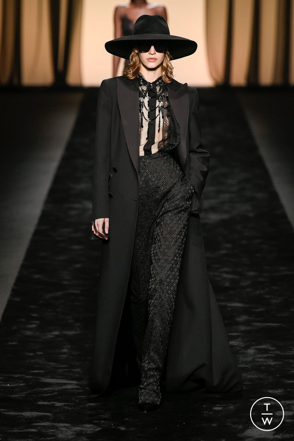 Fashion Week Milan Fall/Winter 2023 look 54 from the Alberta Ferretti collection womenswear