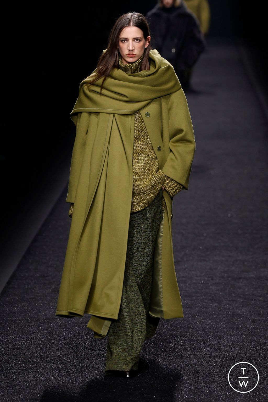 Fashion Week Milan Fall/Winter 2024 look 25 from the Alberta Ferretti collection womenswear