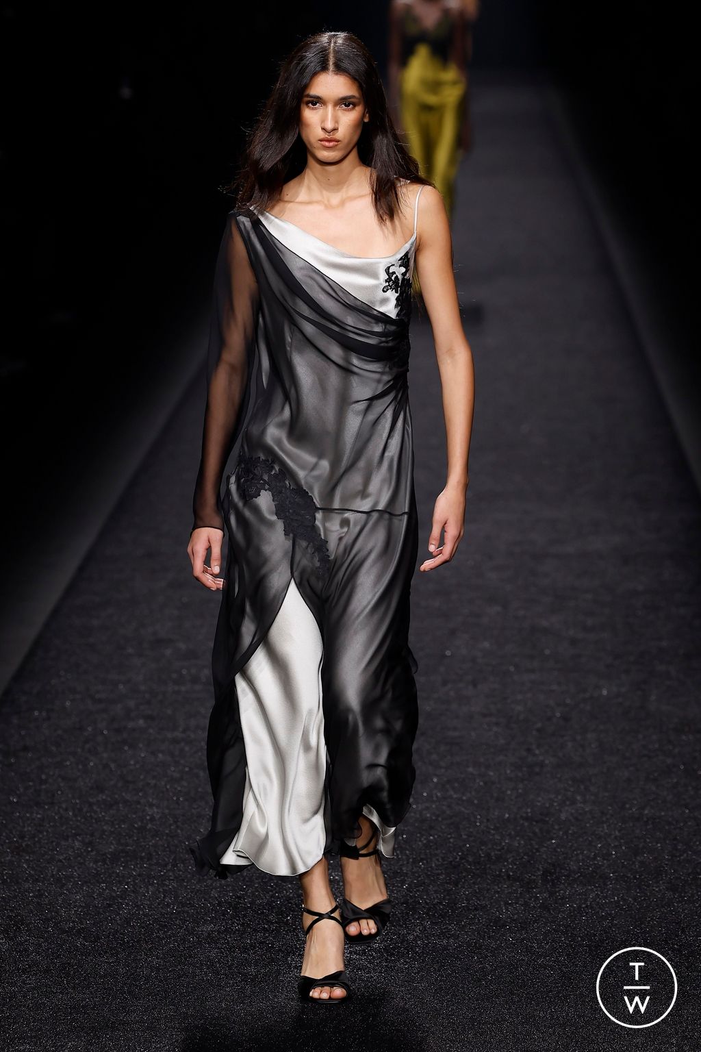 Fashion Week Milan Fall/Winter 2024 look 33 from the Alberta Ferretti collection womenswear