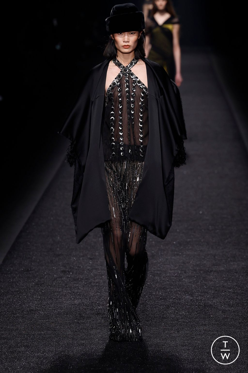 Fashion Week Milan Fall/Winter 2024 look 38 de la collection Alberta Ferretti womenswear