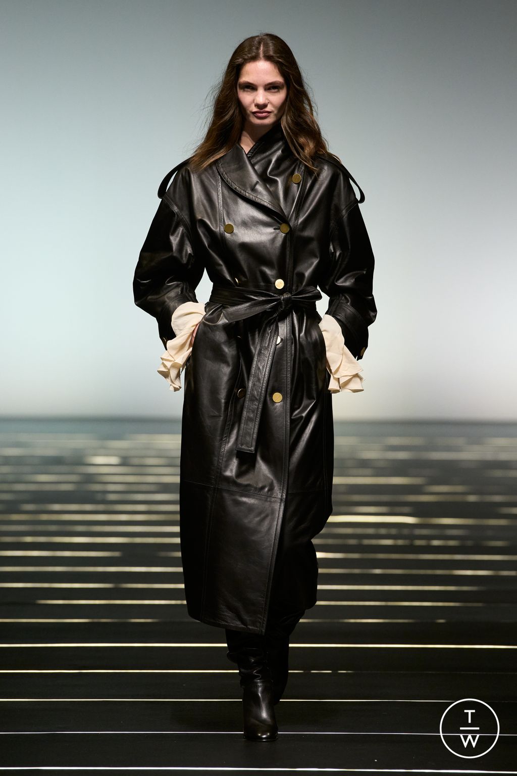 Fashion Week Milan Fall/Winter 2026 look 11 from the Alberta Ferretti collection womenswear