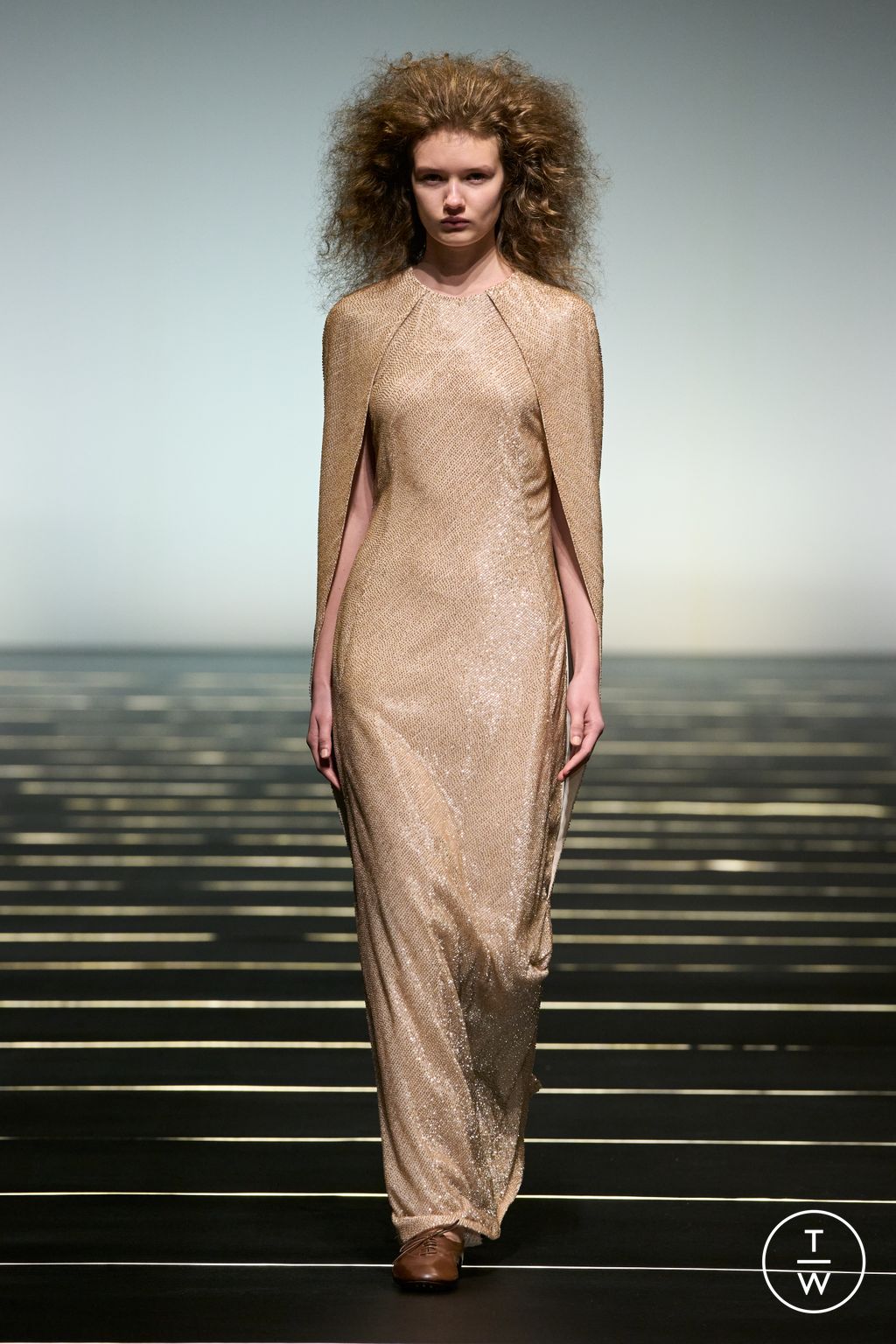 Fashion Week Milan Fall/Winter 2026 look 35 from the Alberta Ferretti collection womenswear