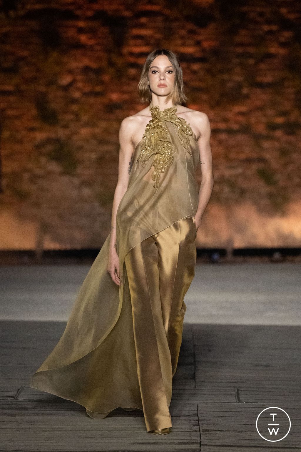 Fashion Week Milan Resort 2024 look 31 de la collection Alberta Ferretti womenswear
