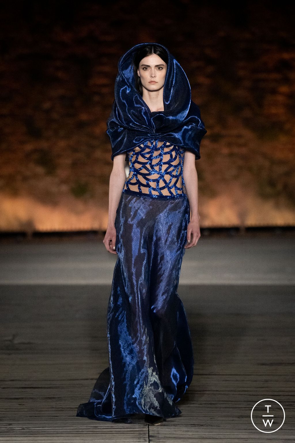 Fashion Week Milan Resort 2024 look 51 de la collection Alberta Ferretti womenswear