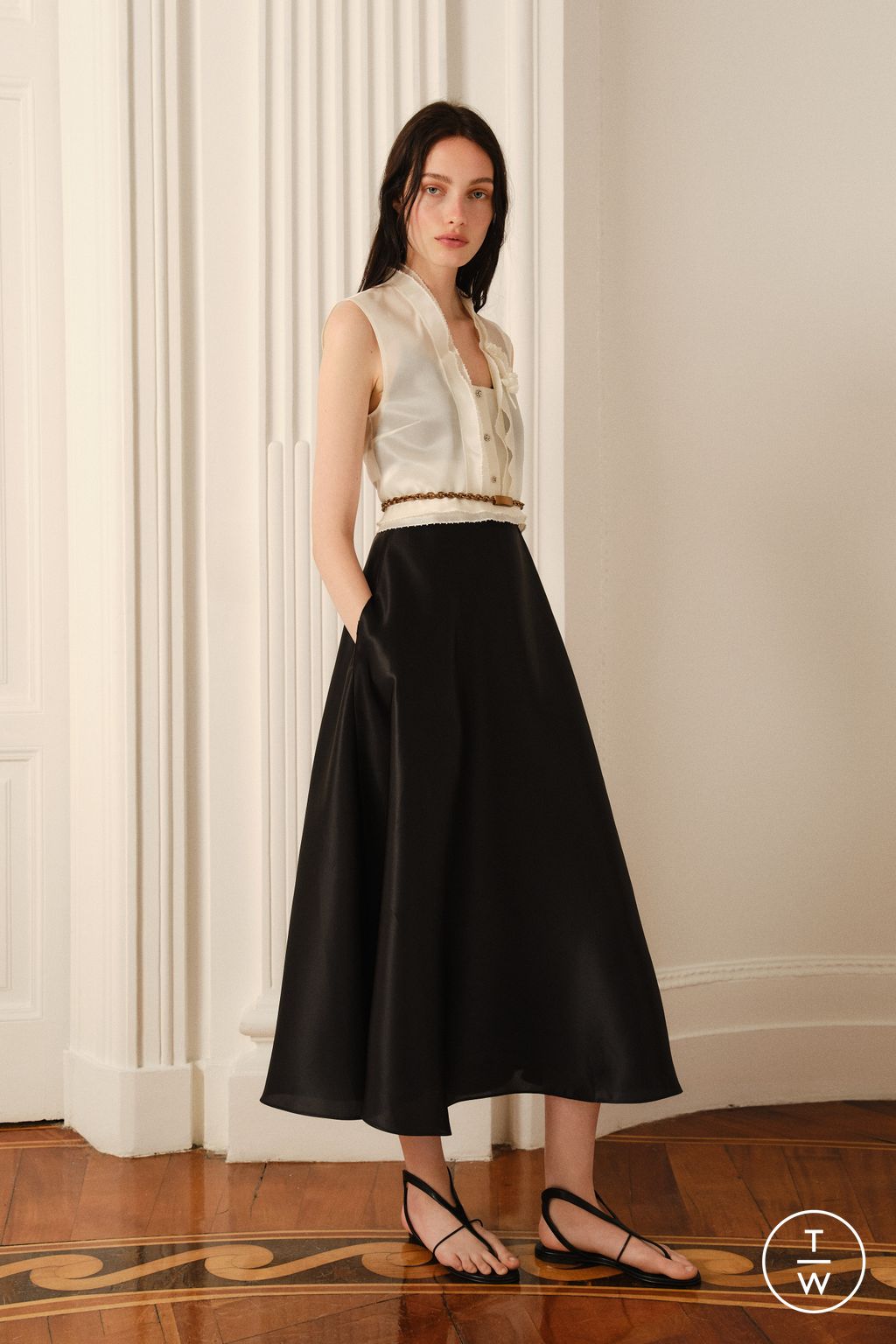 Fashion Week Milan Resort 2026 look 3 from the Alberta Ferretti collection 女装