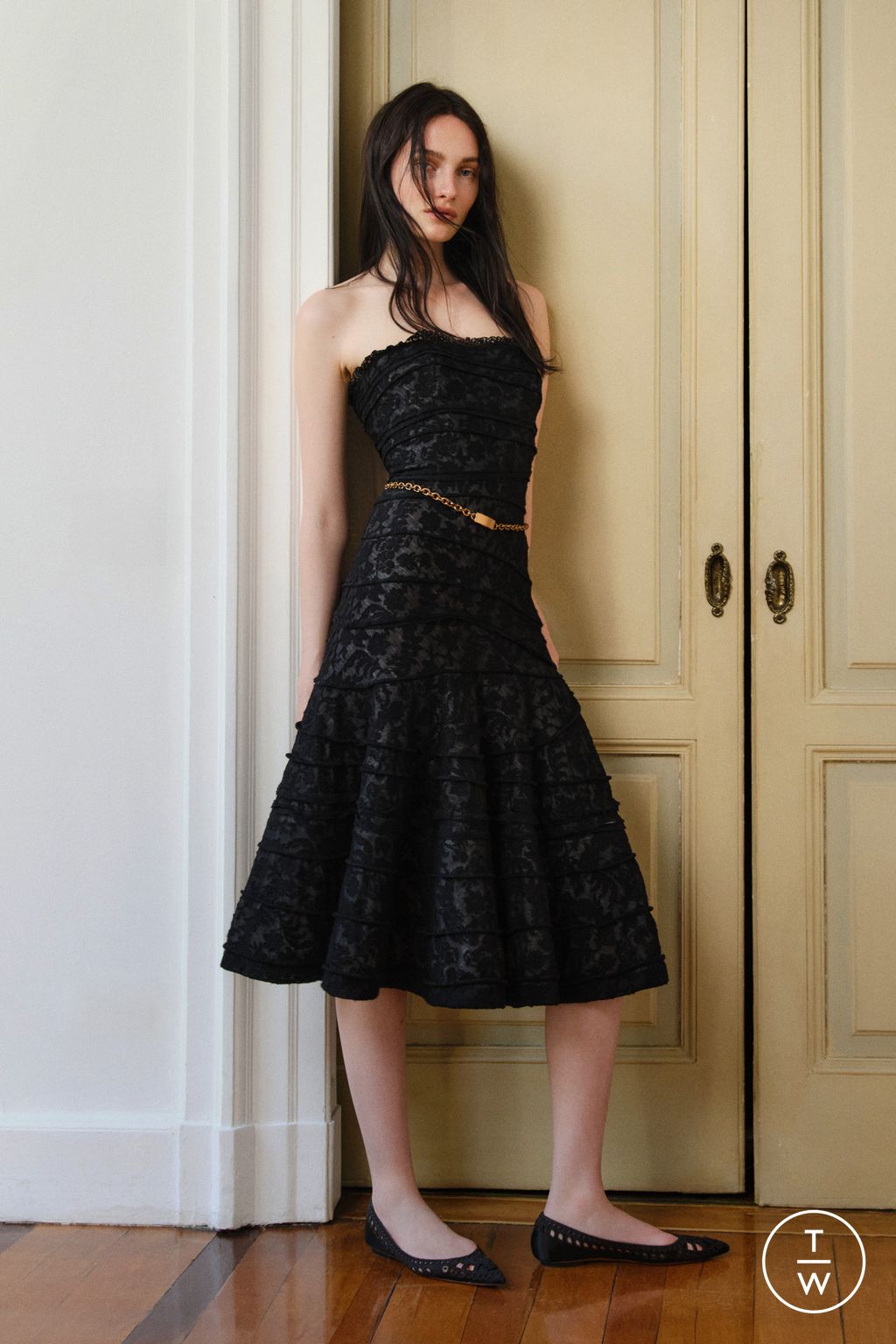 Fashion Week Milan Resort 2026 look 14 from the Alberta Ferretti collection womenswear