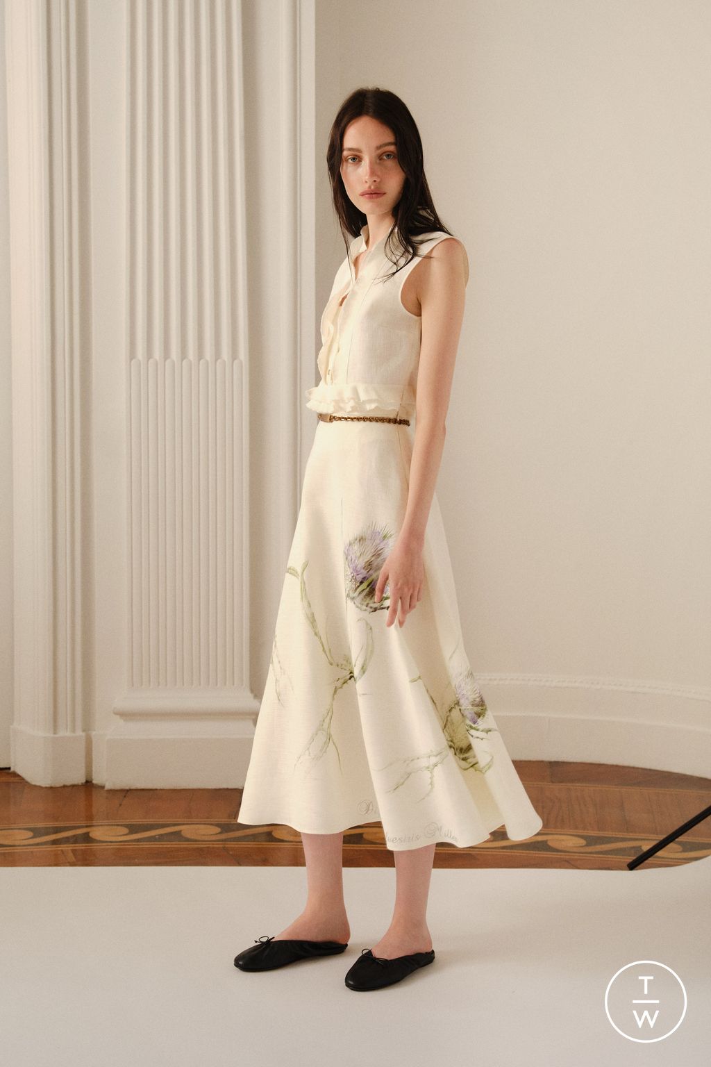 Fashion Week Milan Resort 2026 look 16 from the Alberta Ferretti collection womenswear