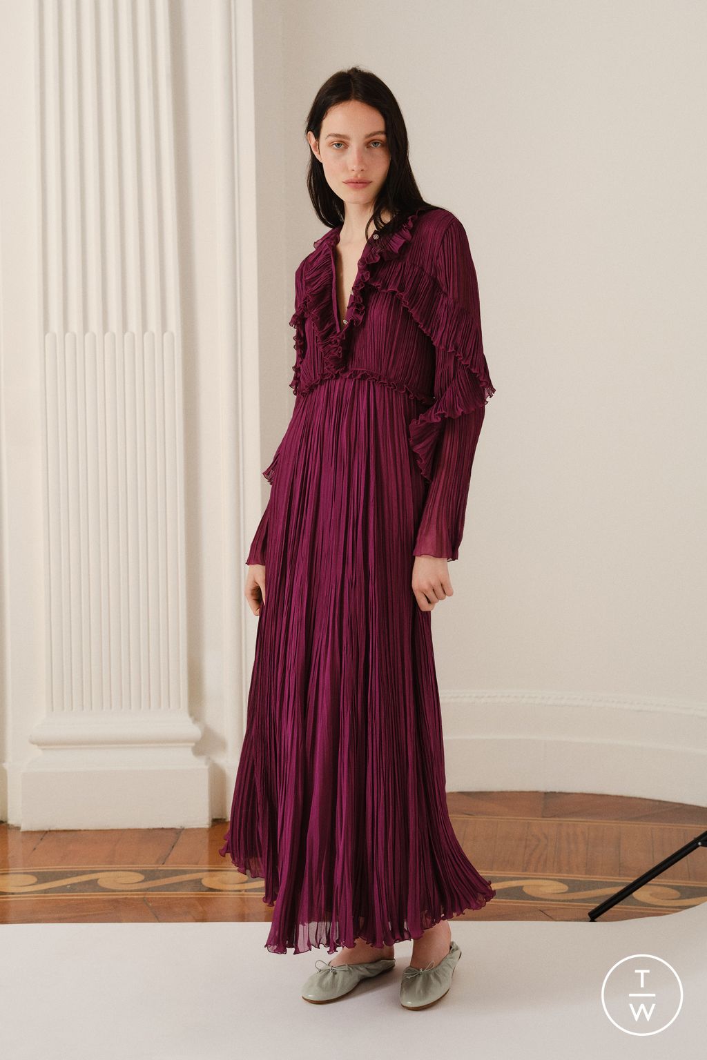 Fashion Week Milan Resort 2026 look 20 from the Alberta Ferretti collection womenswear