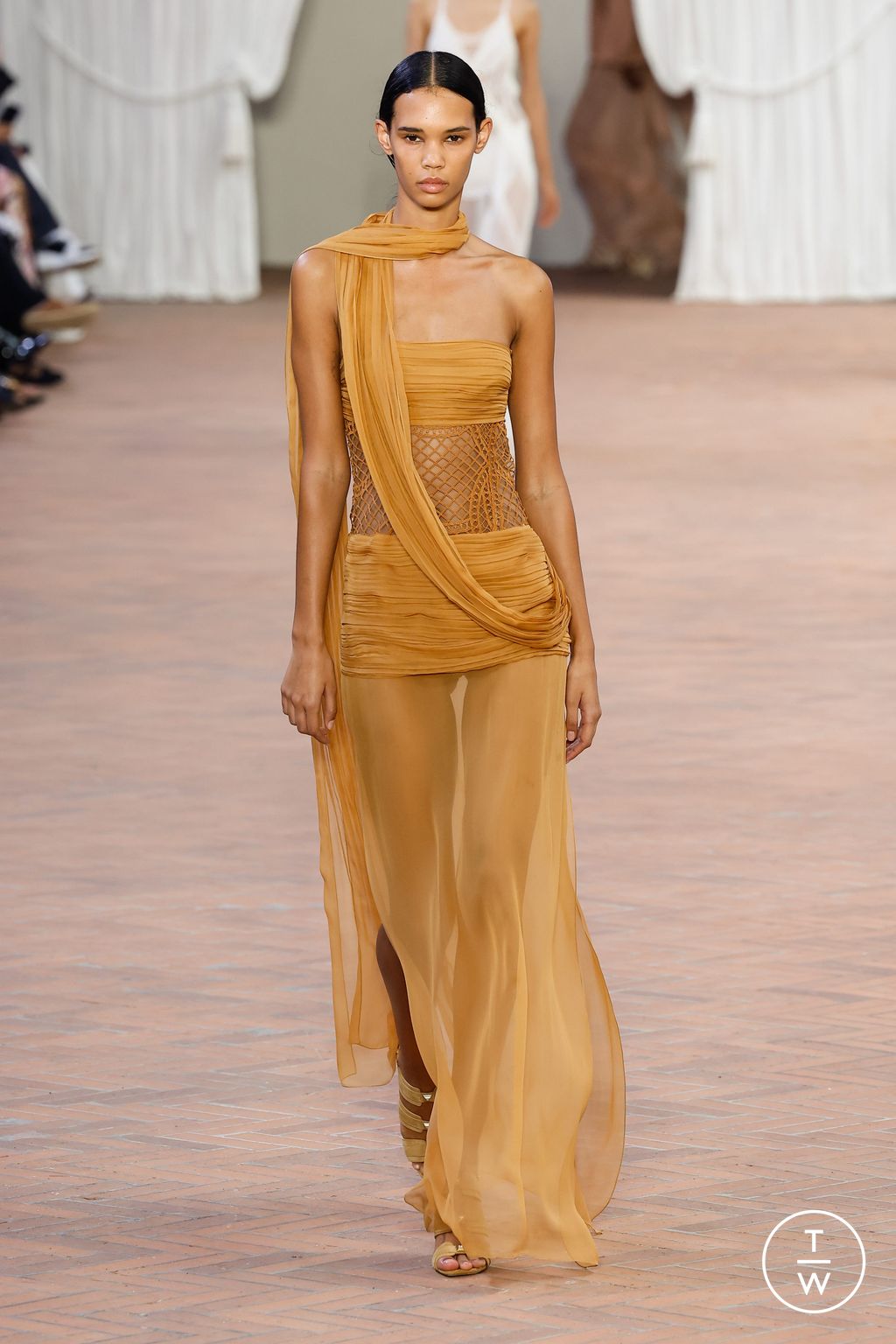 Fashion Week Milan Spring/Summer 2024 look 30 from the Alberta Ferretti collection 女装