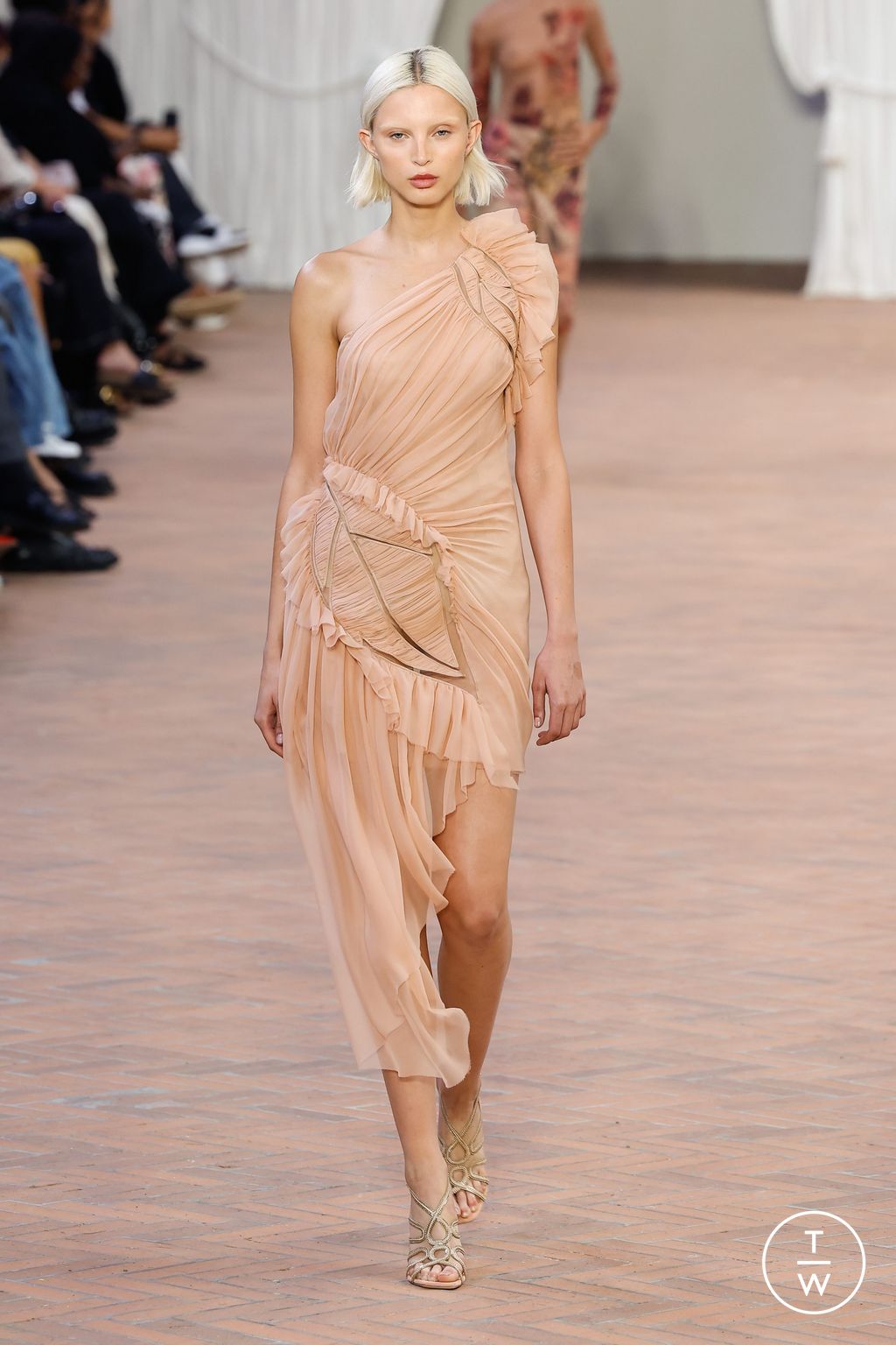 Fashion Week Milan Spring/Summer 2024 look 35 from the Alberta Ferretti collection womenswear