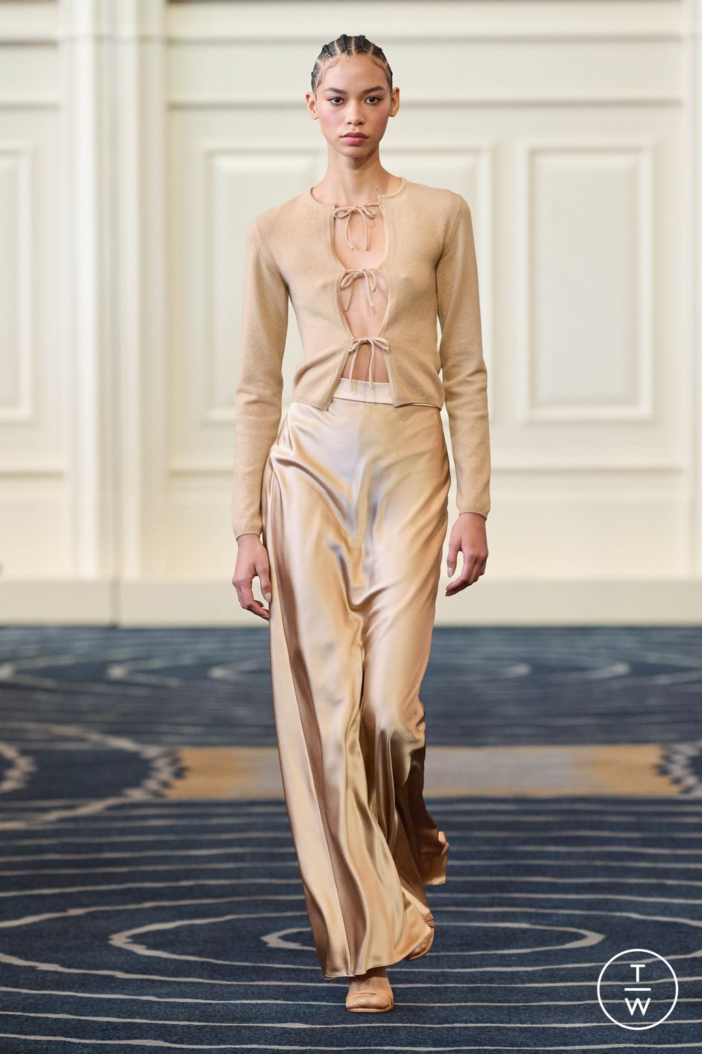 Fashion Week New York Fall/Winter 2024 look 6 from the Alejandra Alonso Rojas collection womenswear
