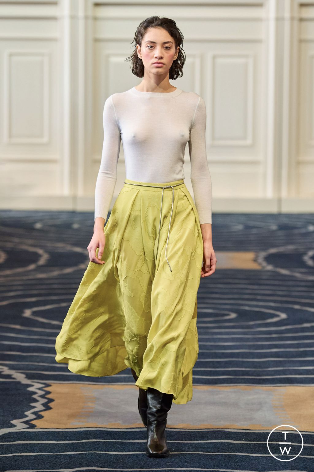 Fashion Week New York Fall/Winter 2024 look 10 de la collection Alejandra Alonso Rojas womenswear
