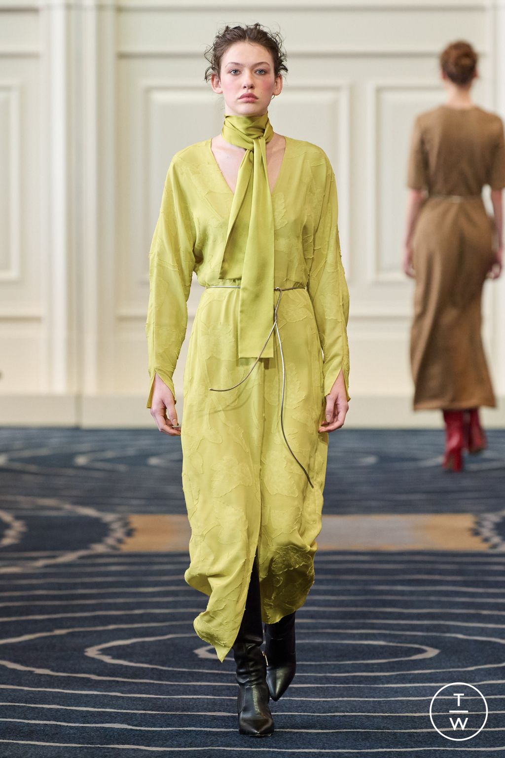 Fashion Week New York Fall/Winter 2024 look 12 de la collection Alejandra Alonso Rojas womenswear