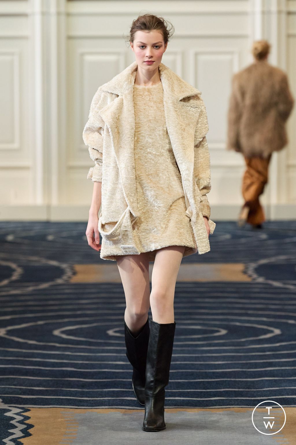 Fashion Week New York Fall/Winter 2024 look 24 de la collection Alejandra Alonso Rojas womenswear