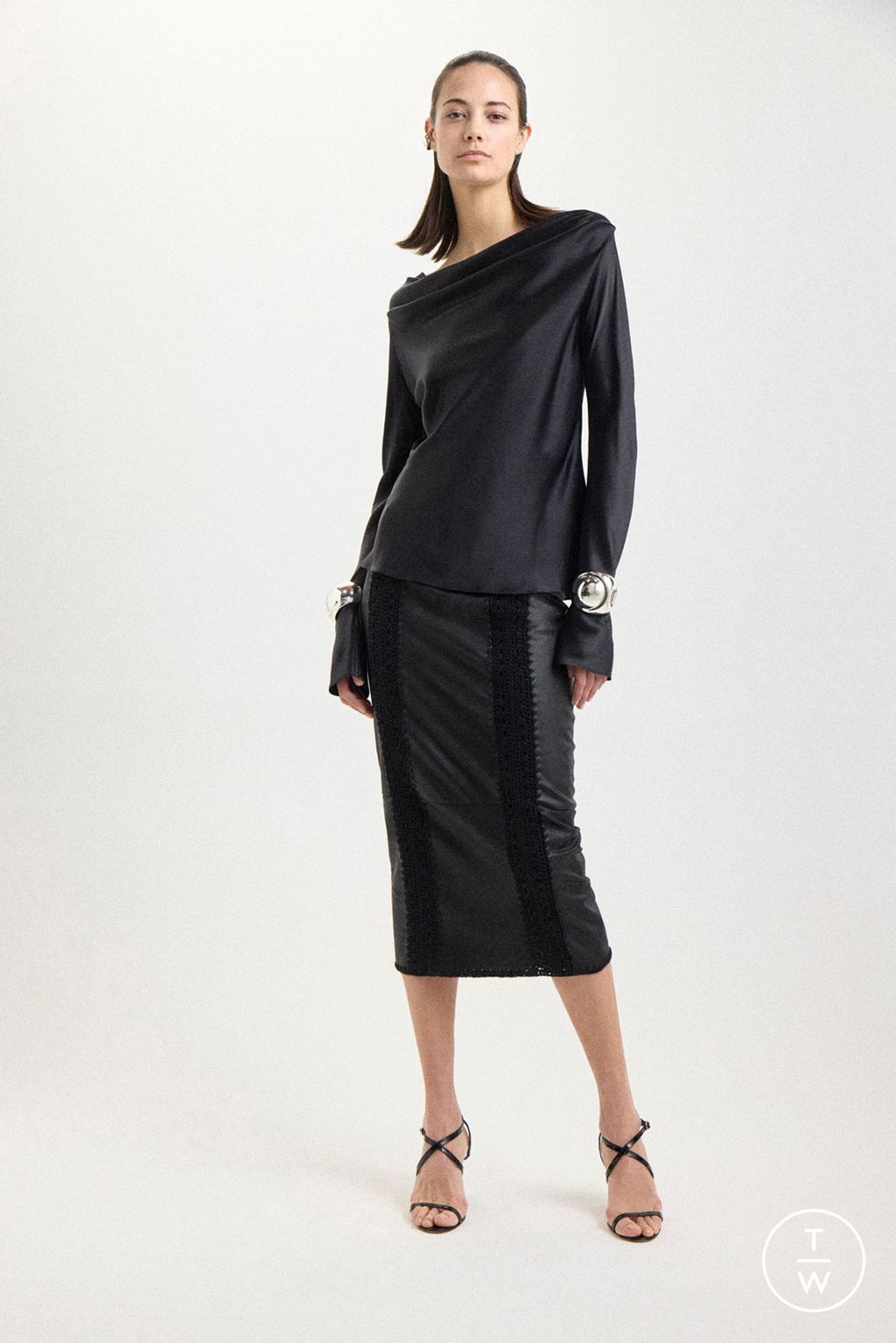 Fashion Week New York Resort 2025 look 6 from the Alejandra Alonso Rojas collection womenswear