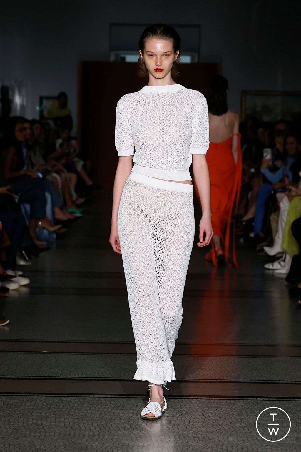 Fashion Week New York Spring/Summer 2025 look 10 from the Alejandra Alonso Rojas collection 女装