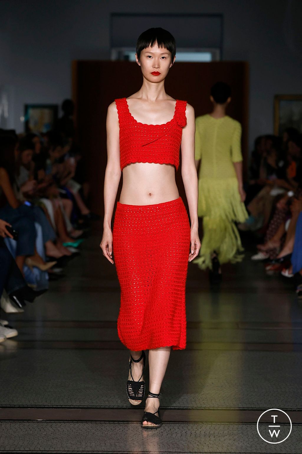 Fashion Week New York Spring-Summer 2025 look 12 from the Alejandra Alonso Rojas collection womenswear