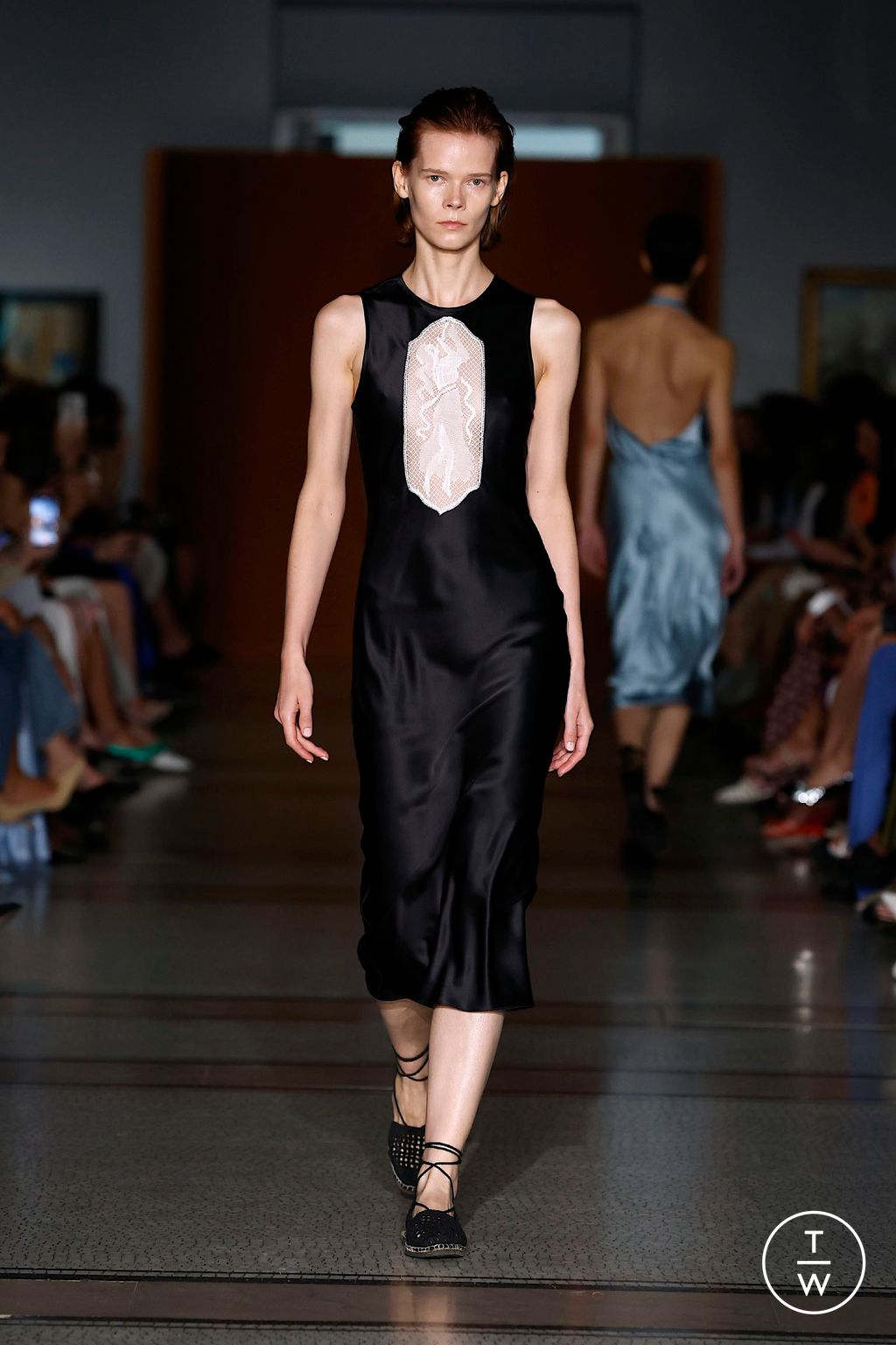 Fashion Week New York Spring-Summer 2025 look 28 from the Alejandra Alonso Rojas collection womenswear