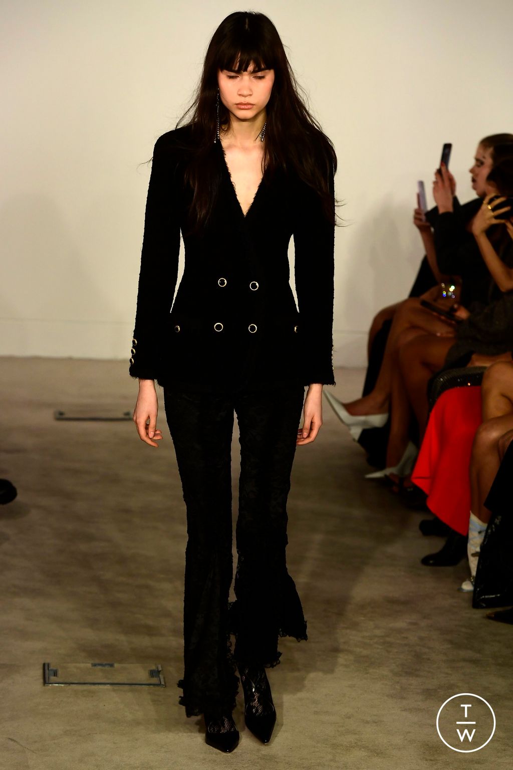 Fashion Week Paris Fall/Winter 2023 look 2 de la collection Alessandra Rich womenswear