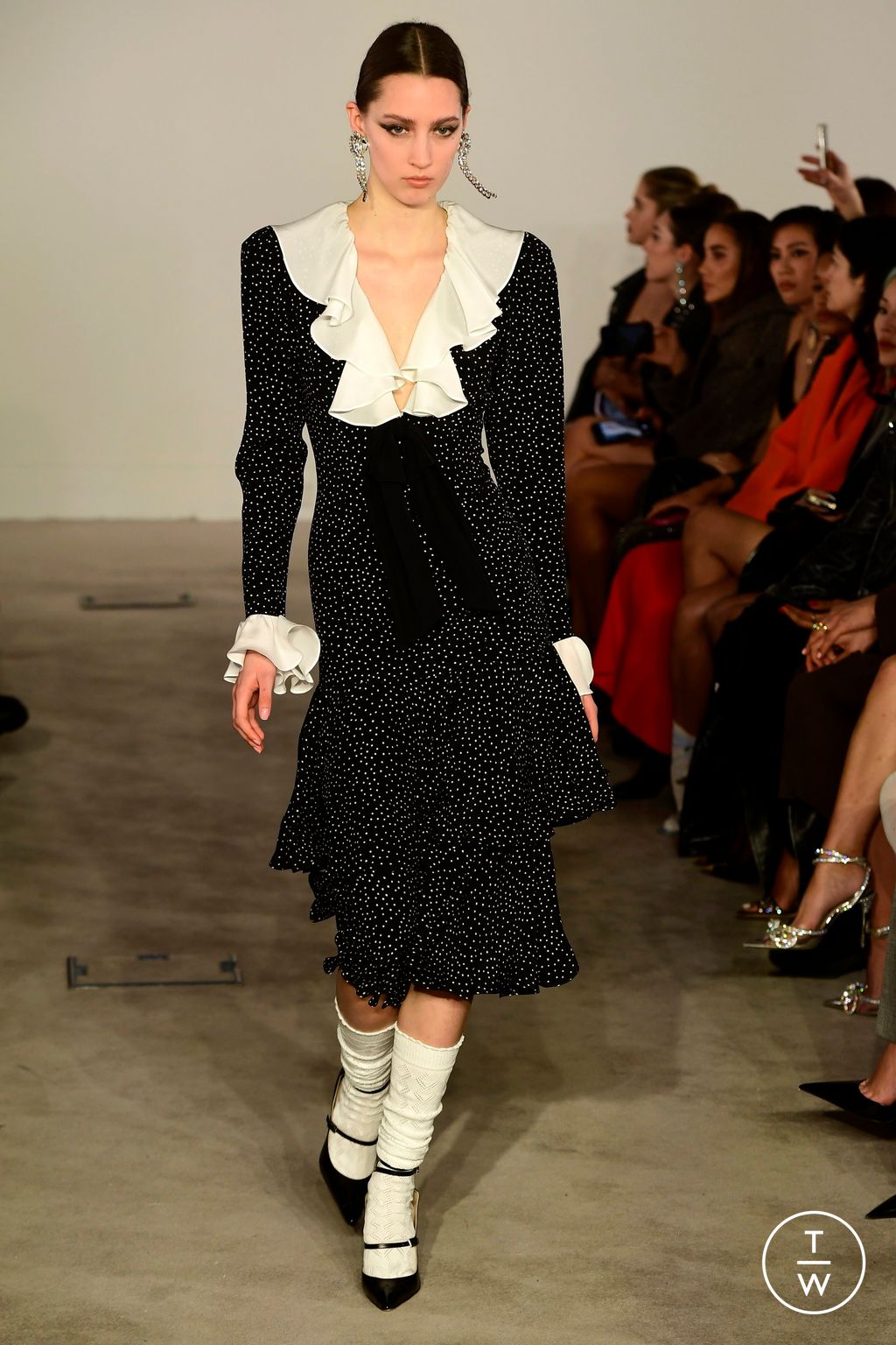 Fashion Week Paris Fall/Winter 2023 look 13 from the Alessandra Rich collection womenswear